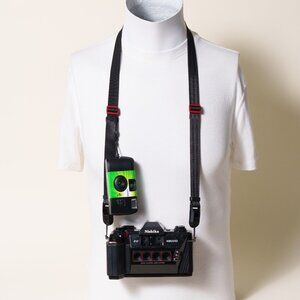 Dual Adjustable 30-52" Camera Strap w/ Peak Design Anchors &  D-Ring Mount